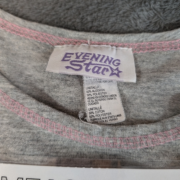 Evening Star nite shirt os fits all Cat reading - Picture 5 of 6